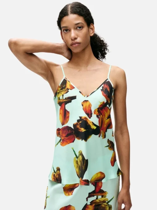 Bias Cut Cami - Tulipa Dew