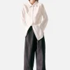 Bias Cut Shirt - White