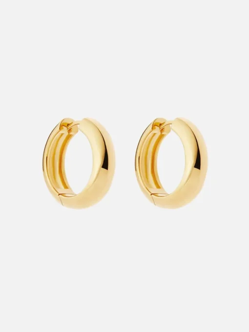 Bold Large Hoops - 18k Gold