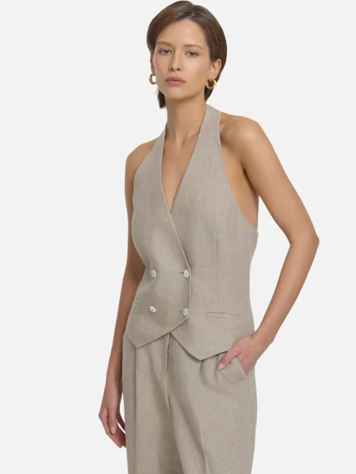 Cadence Vest - Flax