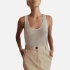 Curveball Unisex Tank - Bone
