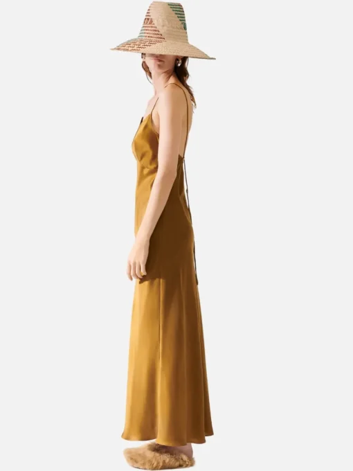 Deco Rouleau Dress - Drought
