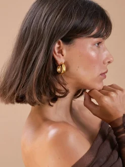 Dina Hoops - Gold