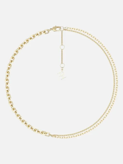 Emerge Multi Chain Necklace: 18K Gold Plating