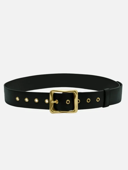 Everyday Buckle Belt - Black/Gold
