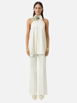 Floris Top - Ivory Marle