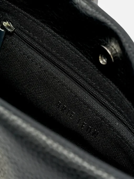 Harlow Slouch Baguette Bag - Black Nappa