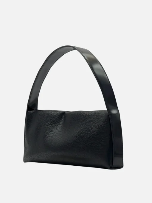 Harlow Slouch Baguette Bag - Black Nappa