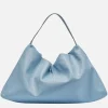 Harlow Slouch Mono Tote - Dusty Blue