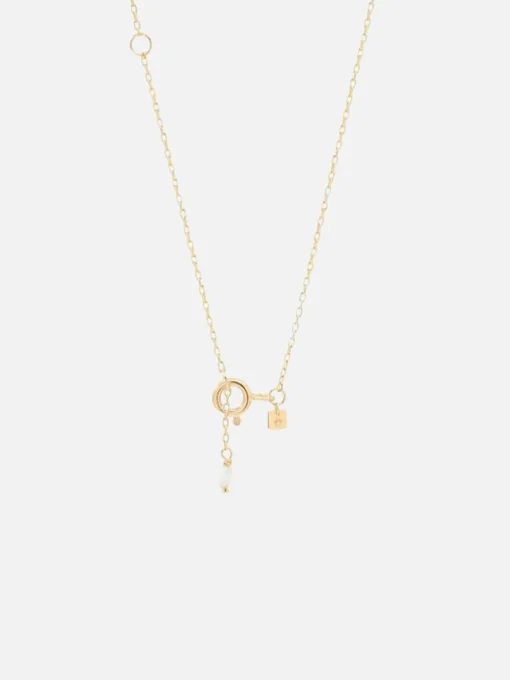 14K Gold Love Letter Necklace