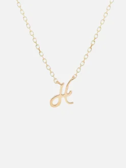 14K Gold Love Letter Necklace