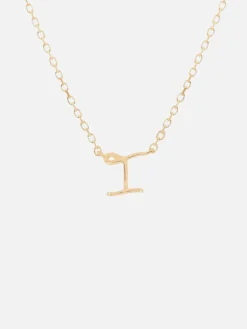 14K Gold Love Letter Necklace
