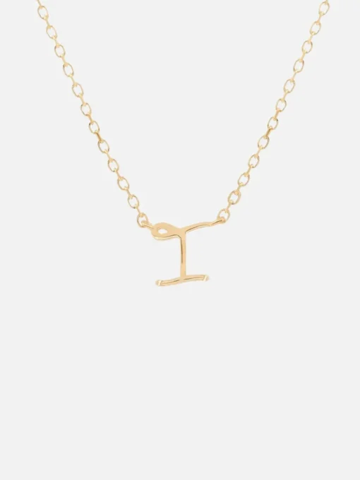 14K Gold Love Letter Necklace