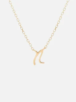 14K Gold Love Letter Necklace