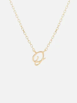 14K Gold Love Letter Necklace