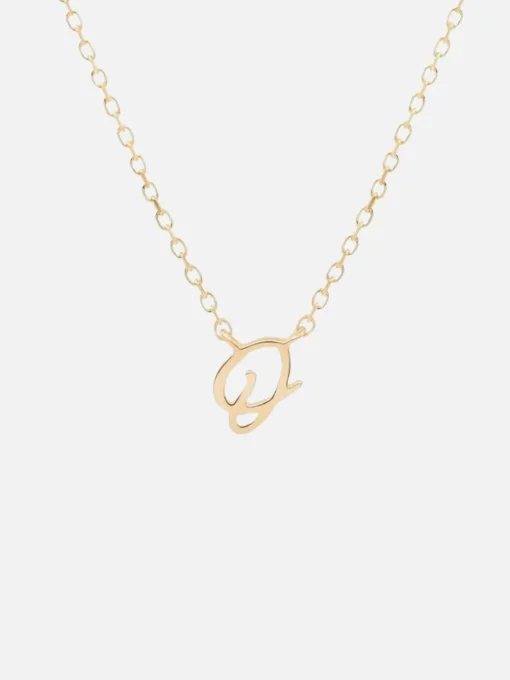 14K Gold Love Letter Necklace