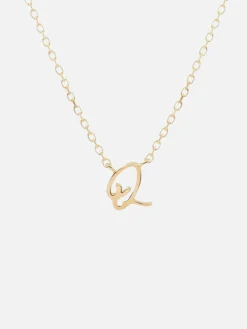 14K Gold Love Letter Necklace