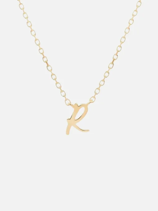 14K Gold Love Letter Necklace