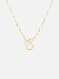 14K Gold Love Letter Necklace