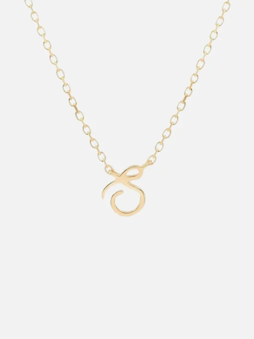 14K Gold Love Letter Necklace