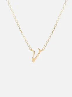 14K Gold Love Letter Necklace