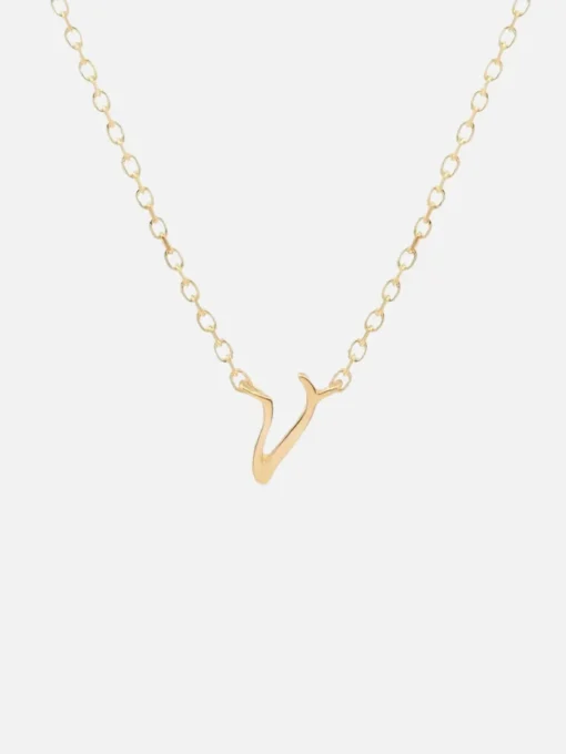14K Gold Love Letter Necklace