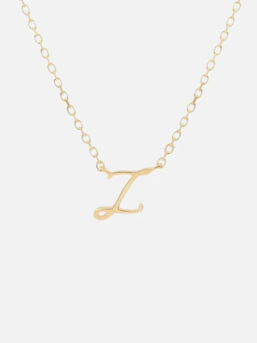 14K Gold Love Letter Necklace