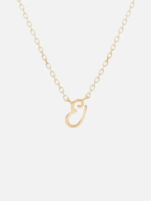 14K Gold Love Letter Necklace
