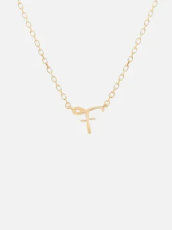 14K Gold Love Letter Necklace