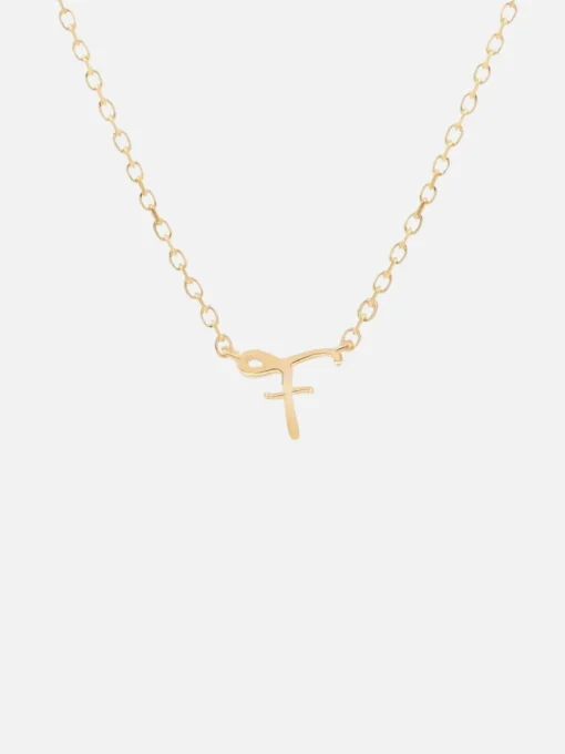 14K Gold Love Letter Necklace