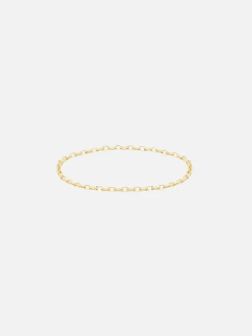 14k Gold Purity Chain Ring
