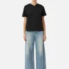 Laufey V-Neck Tee - Black