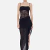 Liv Asym Dress - Black