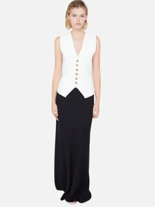 Lorah Knit Vest - Ivory