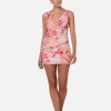 Lucia Mini Skirt - Dahlia Floral