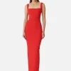 Marbella Gown - Cherry Red