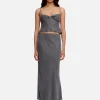 Marli Slip Skirt - Slate