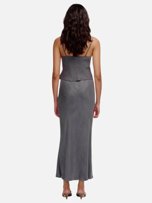 Marli Slip Skirt - Slate