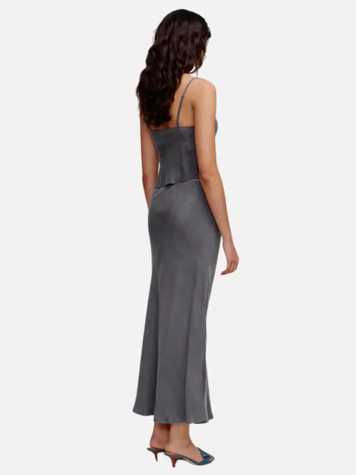 Marli Slip Skirt - Slate