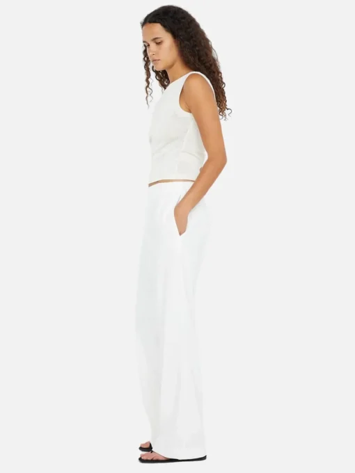 Ninah Drawstring Pant - White