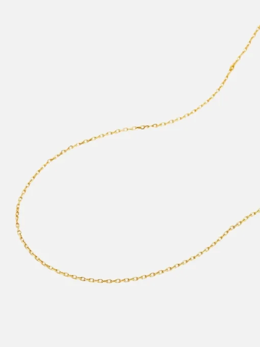 18" Signature Chain Necklace - 18k Gold