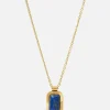 Teo Gold Necklace - Lapis