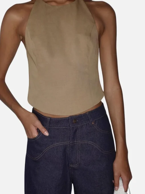 Tosca Halter - Caramel