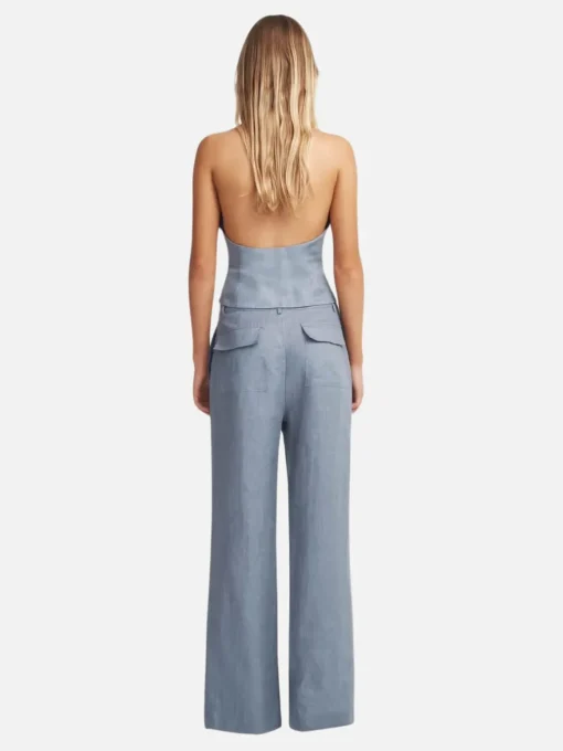 Tully Halter Top - Slate